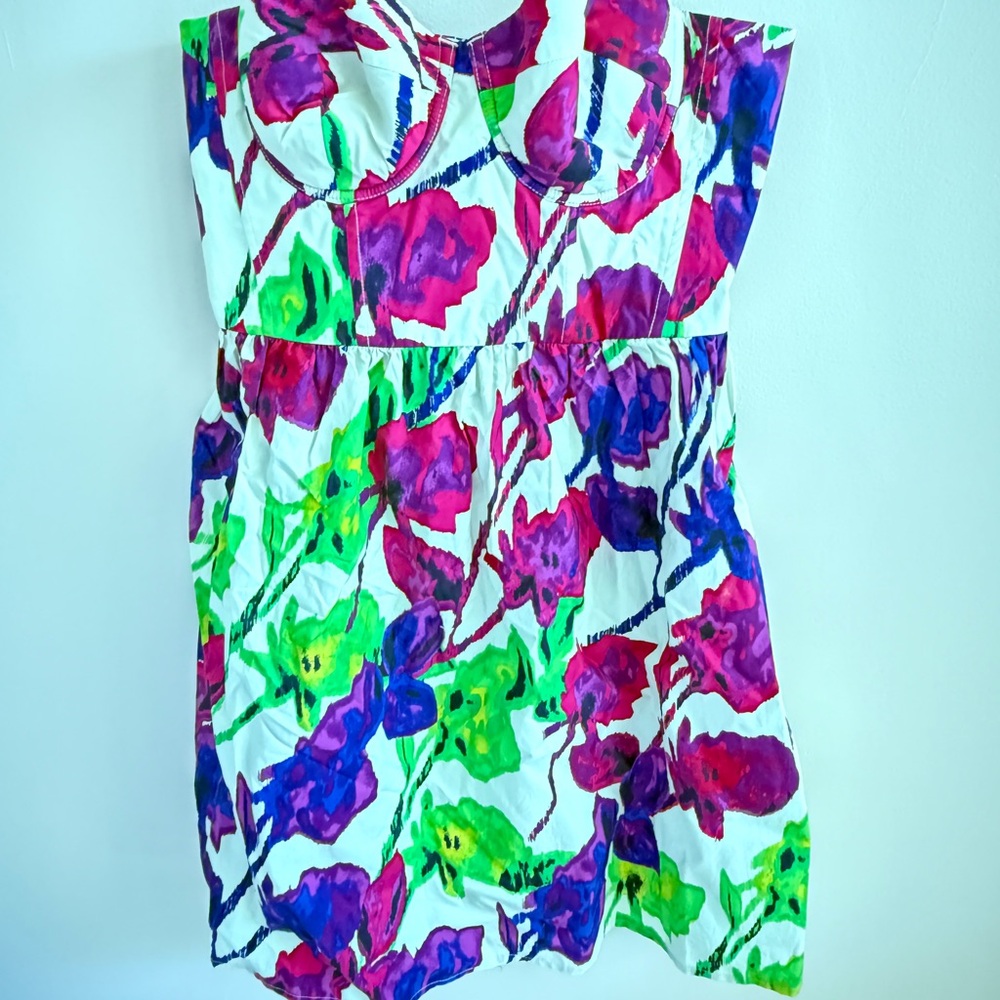 Moda International Floral Mini Dress - Multicolor